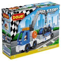 Конструктор Bauer Pit-Stop 818 Эвакуатор и Гоночная машина Бауэр