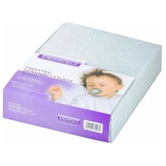 Простыня на резинке трикотажнаяTraumeland Jersey серая