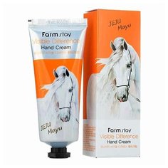 Крем для рук с лошадиным маслом Farm Stay Jeju Mayu Visible Difference Hand Cream 100 мл. Farmstay