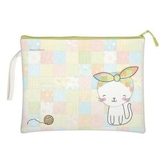 Папка на молнии Bruno Visconti "KITTEN AND BALL", Ф.А4. 34СМ х 26СМ