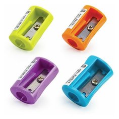 Точилка ручная пластиковая Пифагор (1 отверстие, без контейнера) 72шт. (226531)