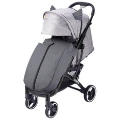 Прогулочная коляска Dearest 818 Plus (Yoya Max Premium), серый ангел/черная рама, цвет шасси: черный