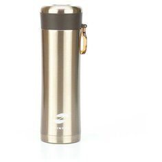 Термокружка Stinger, 0,42 л, сталь/пластик, золотой матовый, 7,5 х 6,9 х 22,2 см