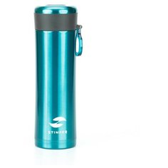 Термокружка Stinger, 0,42 л, сталь/пластик, изумрудный матовый, 7,5 х 6,9 х 22,2 см