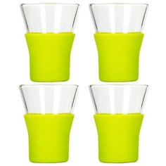 Набор стаканов 4 шт. для чая и кофе 220 мл Ypsilon Brio Bormioli Rocco 340330GV8021990