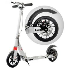 Городской самокат Urban Scooter Disk с дисковым тормозом белый