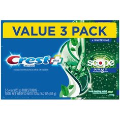Crest Complete + Scope Outlast – Набор из 3 зубных паст
