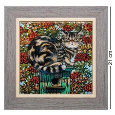 Панно керамическое Жду Вас дома 15х15 ANG-985 113-504325 Artangels