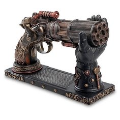 Статуэтка в стиле Стимпанк Револьвер на подставке WS-284 113-904148 Veronese