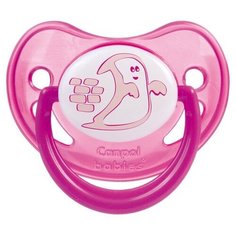 Пустышка силиконовая ортодонтическая Canpol Babies Night Dreams 0-6 м, розовый