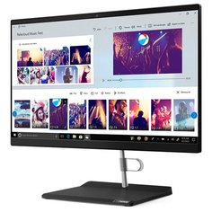 Моноблок Lenovo V30a-24IIL Black 11LA001ERU (Intel Core i3-1005G1 1.2 GHz/4096Mb/128Gb SSD/Intel UHD Graphics/Wi-Fi/Bluetooth/Cam/23.8/1920x1080/DOS)