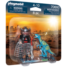 Конструктор Playmobil 70693 Велоцирапор с ловцом динозавров
