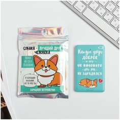 Зарядное устройство "Каждое утро доброе", PB-06, 6 х 9,5 см Like Me