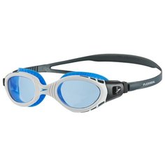 Очки для плавания "SPEEDO Futura Biofuse Flexiseal", арт.8-11315C107, синие линзы, белая.оправа