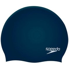 Шапочка для плав. "SPEEDO Plain Flat Silicone Cap", арт.8-709910011, темно-синий