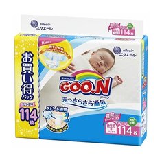 Подгузники Goon NB (до 5 кг) 114 шт