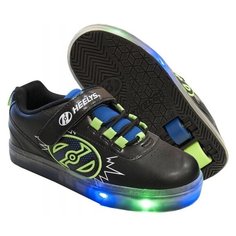 Роликовые кроссовки Heelys размер 34(3), синий/черный/зеленый