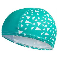 Шапочка для плав. дет. "SPEEDO Printed Polyester Cap Jr", арт.8-12241D680, зелено-белый