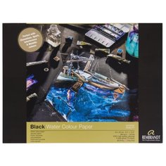 Альбом для акварели Rembrandt 360гр/м.кв 24*32см черная 10л склейка Royal Talens
