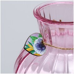 Ваза настольная на подставке Жизнь прекрасна Сима ленд