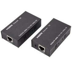 Удлинитель HDMI Orient VE045 по витой паре extender F-F V1.4a 1080p кабель один патч-корд до 60 метров