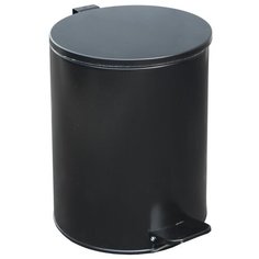 Урна с педалью 15 л (черная) Titan