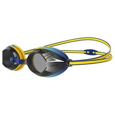 Очки для плавания детские "SPEEDO Vengeance Jr", арт.8-11323D653, дымчатые линзы, жел-гол оправа