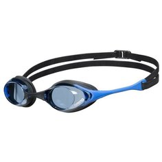 Очки для плавания ARENA Cobra Swipe, арт.004195400, голубые линзы, смен.перен., черн-син опр