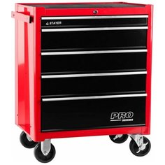 Тележка STAYER 38907-5 ящики: 5 шт. красный