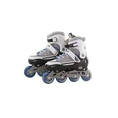 Раздвижные роликовые коньки-кеды для детей серые, Abec7, Размер, 27-30, AJIS-1601 ATEMI