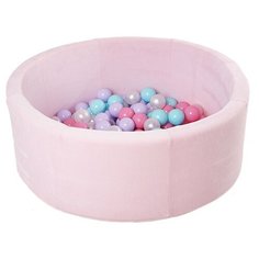 Детский сухой бассейн Romana Airpool Max, Розовый, с шариками 150 шт (ДМФ-МК-02.54.01)