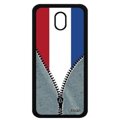 Чехол на смартфон Galaxy J5 2017, "Флаг Голландии на молнии" Патриот Путешествие Utaupia
