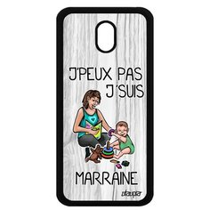 Чехол на смартфон Samsung Galaxy J3 2017, "Не могу - стала крестной!" Карикатура Юмор Utaupia