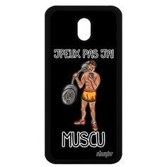 Чехол на смартфон Samsung Galaxy J3 2017, "Не могу - у меня бодибилдинг!" Атлет Качок Utaupia