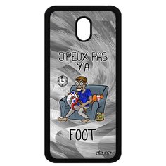 Чехол на смартфон Galaxy J5 2017, "Не могу - смотрю футбол!" Игра Карикатура Utaupia