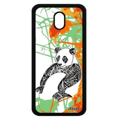 Чехол на смартфон Galaxy J3 2017, "Панда" Бамбук Азия Utaupia