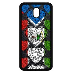 Чехол на смартфон Galaxy J5 2017, "Флаг Гвинеи Экваториальной с сердцем" Страна Utaupia