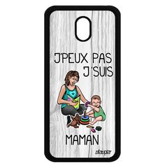 Чехол на смартфон Galaxy J5 2017, "Не могу - стала мамой!" Юмор Карикатура Utaupia