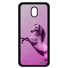 Чехол на смартфон Galaxy J3 2017, "Лошадь" Животное Рысак Utaupia