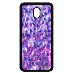 Чехол на смартфон Galaxy J3 2017, "Плиточный мотив" Орнамент Мрамор Utaupia