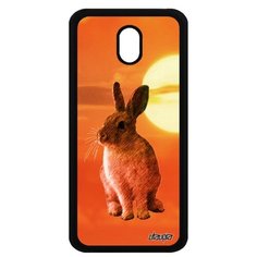 Чехол на смартфон Samsung Galaxy J3 2017, "Кролик" Шиншилла Заяц Utaupia