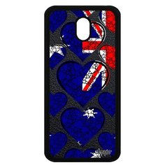 Чехол на смартфон Galaxy J5 2017, "Флаг Австралии с сердцем" Государственный Любовь Utaupia