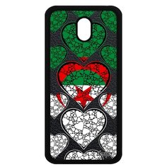 Чехол на смартфон Galaxy J3 2017, "Флаг Алжира с сердцем" Патриот Туризм Utaupia