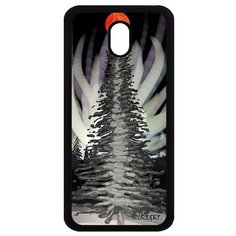 Чехол на смартфон Samsung Galaxy J5 2017, "Зимняя ель" Снег Зима Utaupia