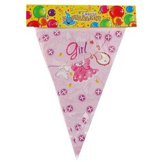 Гирлянда Girl, 230 см, цвет розовый Страна Карнавалия