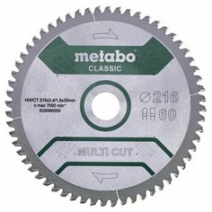 Пильное полотно «multi cut — classic», 305x30 Z80 FZ/TZ 5°neg (628286000) Metabo