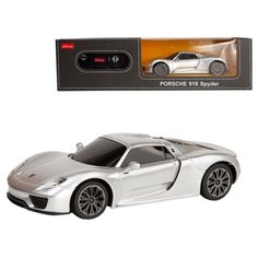 Машина р/у 1:24 PORSCHE 918 Spyder Цвет Серебряный 27MHZ Rastar