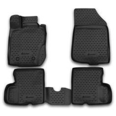 Element Коврик 3D в салон подходит для RENAULT Duster 4WD, 2011-2015, передний левый, 1 шт. (полиуретан)