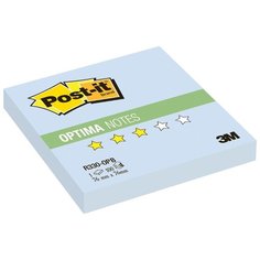 Post-it Блок-кубик Optima, 76x76 мм, 100 штук (R330) голубая пастель