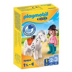 Конструктор Playmobil 1-2-3 70404 Всадник с лошадью